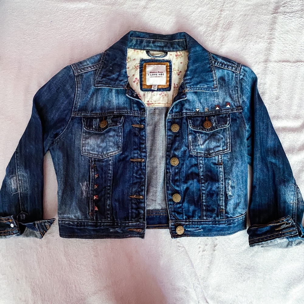 F21 Cropped Jean Jacket